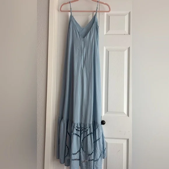 Vix Elma Flounce Hem Maxi Cover- Up Dress
Light Blue - Picture 11 of 12